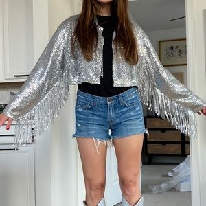 12th Tribe Sequin Fringe Jacket